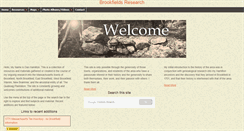 Desktop Screenshot of brookfieldsresearch.com